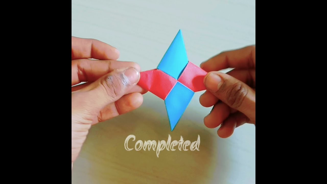 Origami spidy ninja star. #origami#star#shots