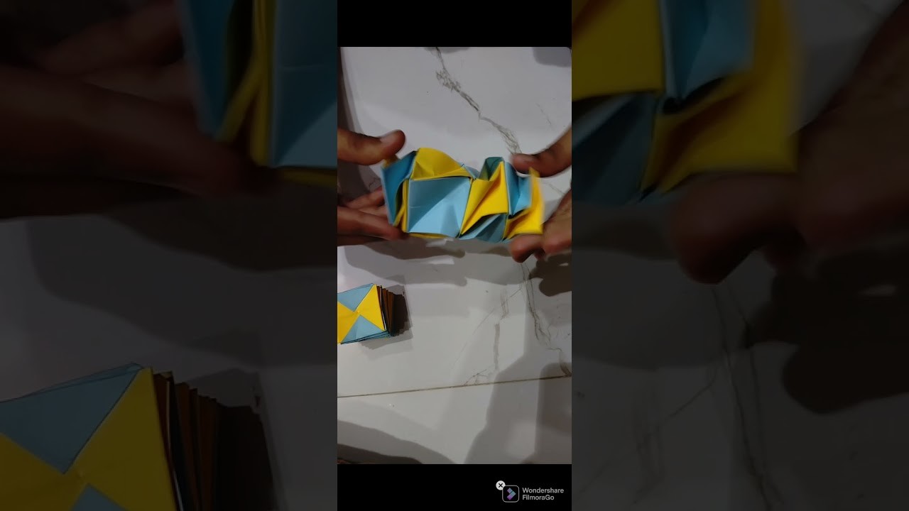 3D cube????.cubes spiral.diy.origami.paper craft.Ajola.Ajos World