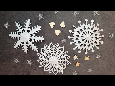 DIY Jak zrobić śnieżynkę z papieru. How to make a snowflake of paper