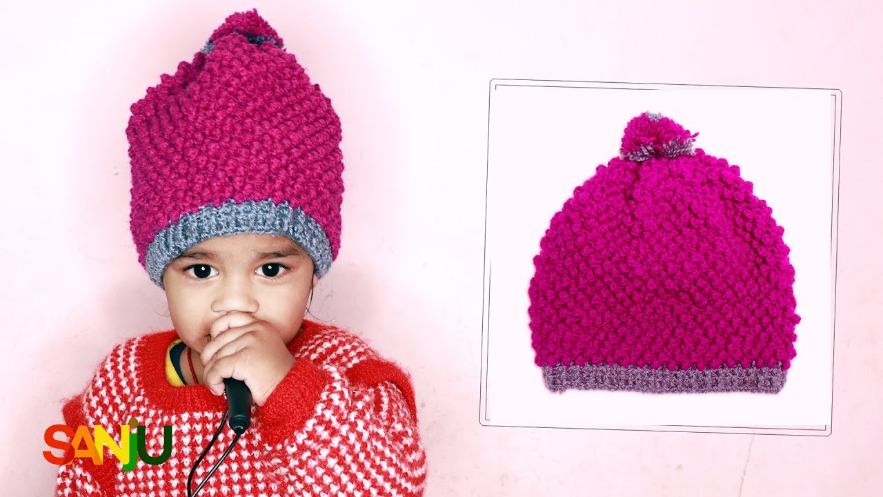 Easy Crochet Topi Banane ka Tarika | Crochet Baby Hat Design