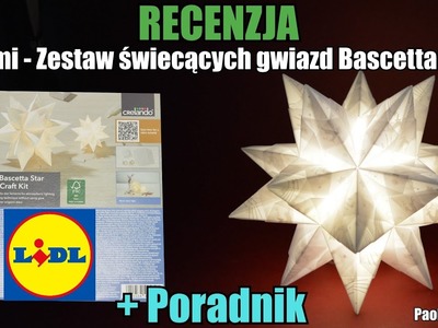 RECENZJA | Origami - Zestaw świecących gwiazd Bascetta z Lidla + Poradnik