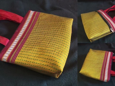 Very Beautiful Ladies Bag Cutting and Stitching | DIY Hand Purse | खण पर्स | Bag Kaise Banate Hain