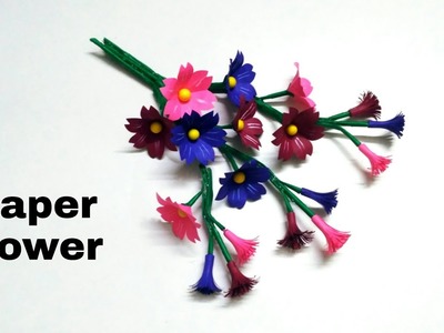 Paper Guldasta.Paper Flower Making.Paper Craft.Guldasta Banane Ka Tarika.Flowers