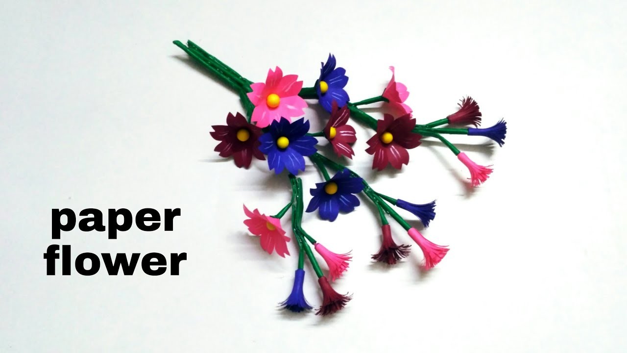 Paper Guldasta.Paper Flower Making.Paper Craft.Guldasta Banane Ka Tarika.Flowers