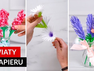 4 kwiaty z papieru, które są proste, a tak efektowne!