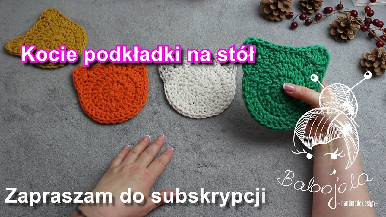 Kocie podkładki pod kubek