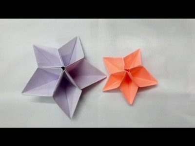 Origami Flower || DIY Paper Flower #paper flowers #origami craft ideas #diy flowers