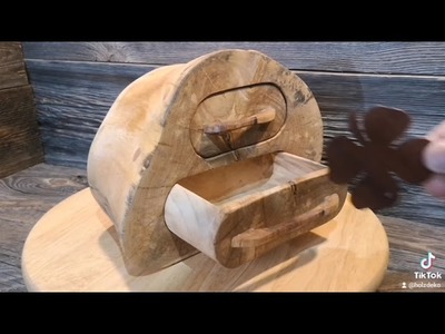 Bandsaw box szkatułka na biżuterię pudełko DIY zrób to sam woodwork holz wood drewno pomysł prezent