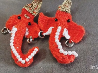 घर पर सुंदर गणपति जी बनाये ||  How to make crochet Ganesh ji ||