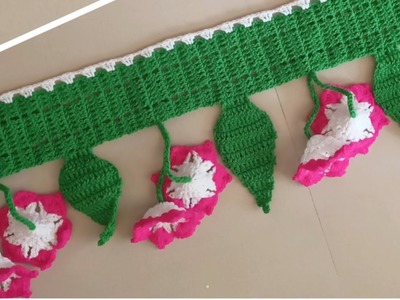 Toran Design.Lily Flower Toran Making. लिली फूल तोरण. Easy Door Hanging Pattern @msdecorations4659
