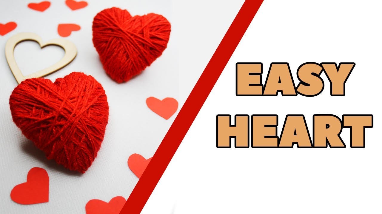 How to make easy heart | Jak zrobić serce - krok po kroku - Uplotło mi się