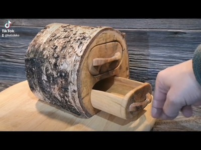Szkatułka na biżuterię rękodzieło DIY bandsaw box woodwork holz  wood pomysł na prezent gift idea