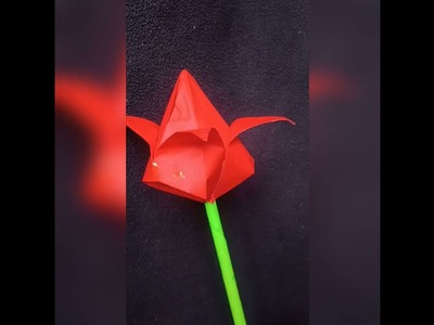 Tulip paper craft by Shaurya Pratap Singh kanpur