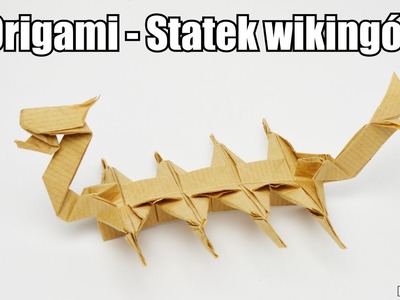 Origami - Statek wikingów