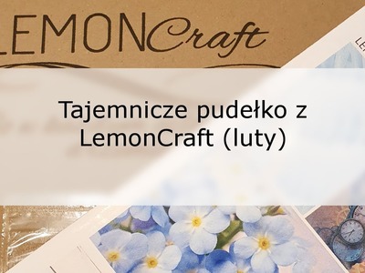 Moje pierwsze tajemnicze pudełko z LemonCraft! | My first mystery box from LemonCraft!