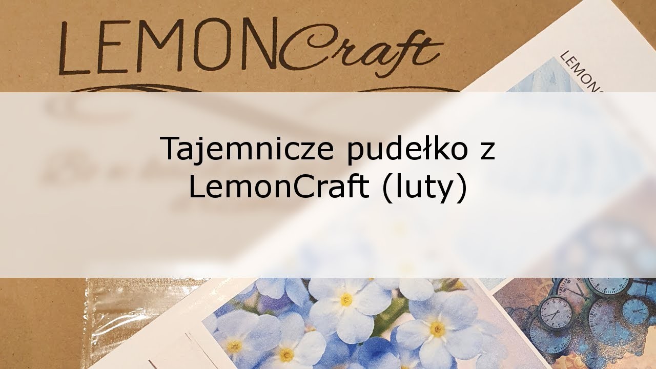 Moje pierwsze tajemnicze pudełko z LemonCraft! | My first mystery box from LemonCraft!