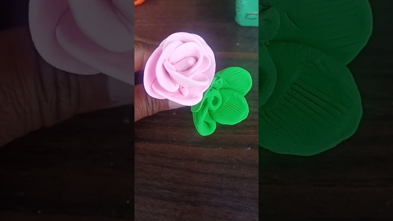 Polymer clay design flower chhoti si kosish