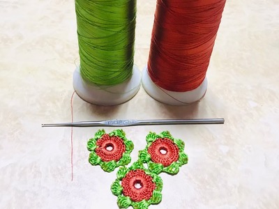 কুশিকাটা ফুল সহজভাবে তৈরী||How to make easy crochet flower||