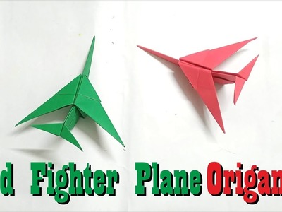 3d fighter plane origami | Paper Origami | Easy Origami | DIY |3 d Plane carft