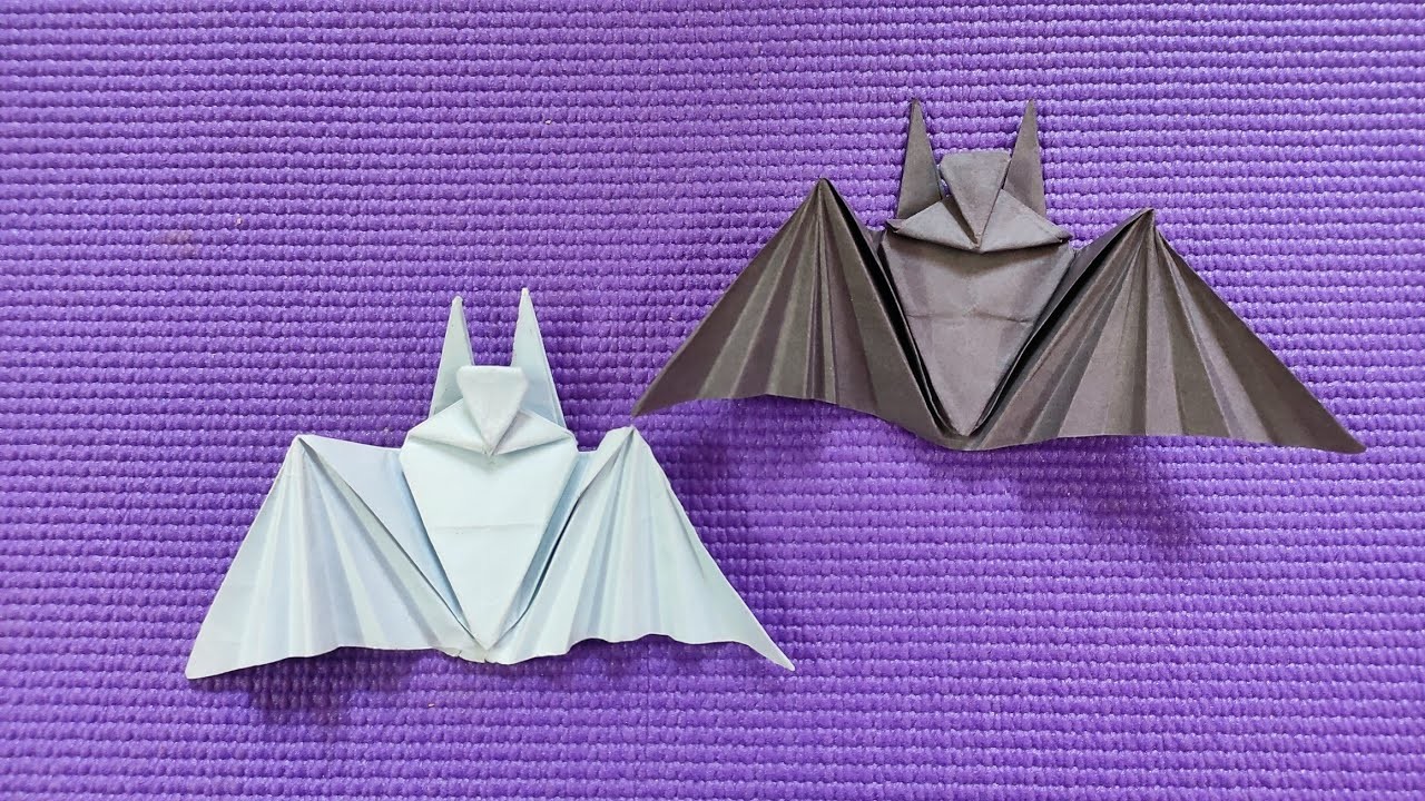 Easy Origami Bat ???? | Easy Origami Bird #1