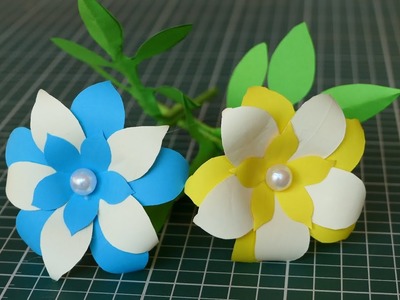 How to make 3d paper flower out | DIY