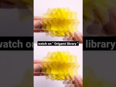 Origami flower kusudama #shorts #origami #kusudama #origamilibrary #origamicraft