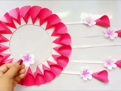 4 Wallmate Paper Flower Wallmate.paper-flower-wall-hanging.কাগজের ফুল তৈরি.কাগজের ফুল