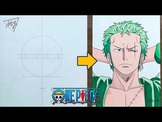 COMO DIBUJAR A ZORO DE ONE PIECE