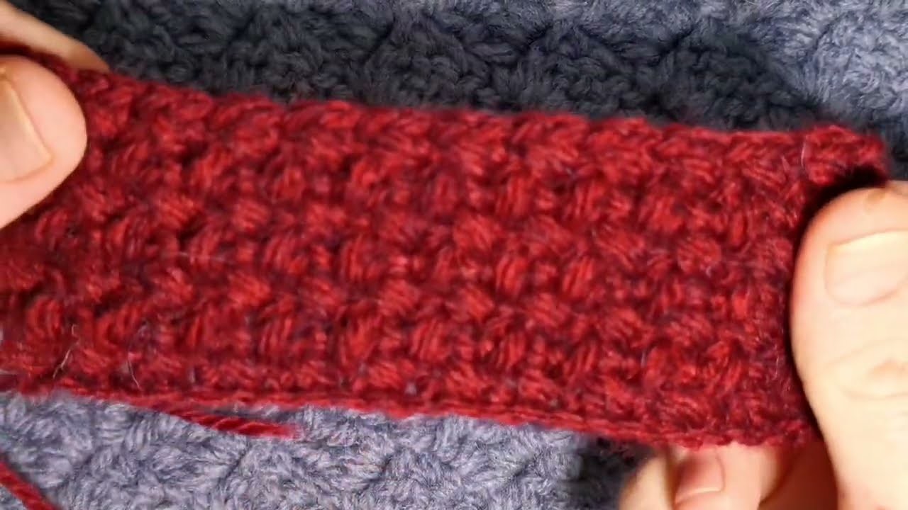 Bean Stitch crochet tutorial