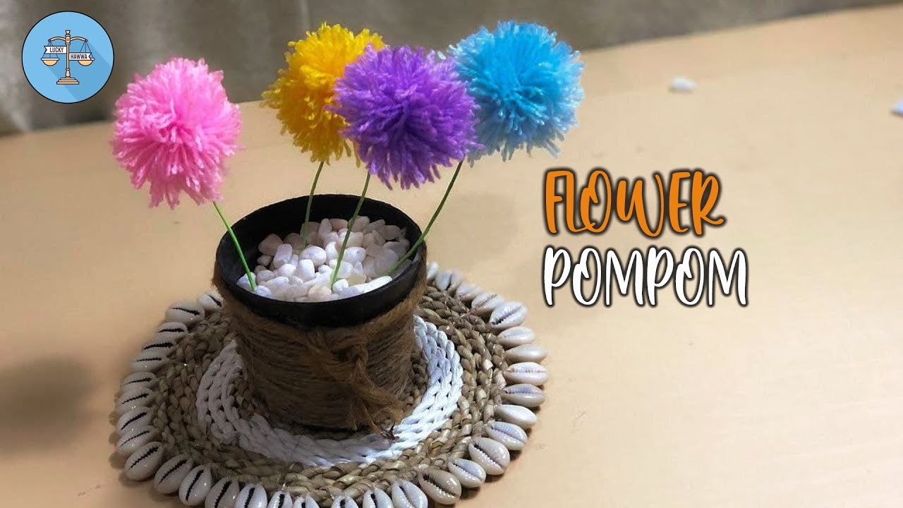 DIY - flower pompom | LUCKY HAWWA