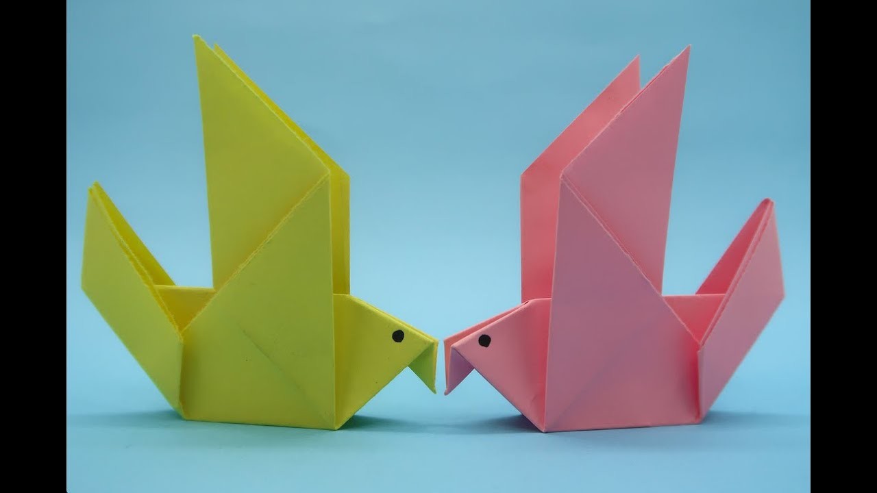 DIY ORIGAMI BIRD | PAPER BIRD | EASY BIRD ORIGAMI