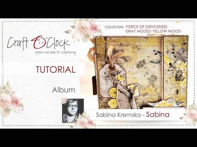 TUTORIAL - Zamykamy album - 1. MAGNES KRYTY  - design by: Sabina Kremska.