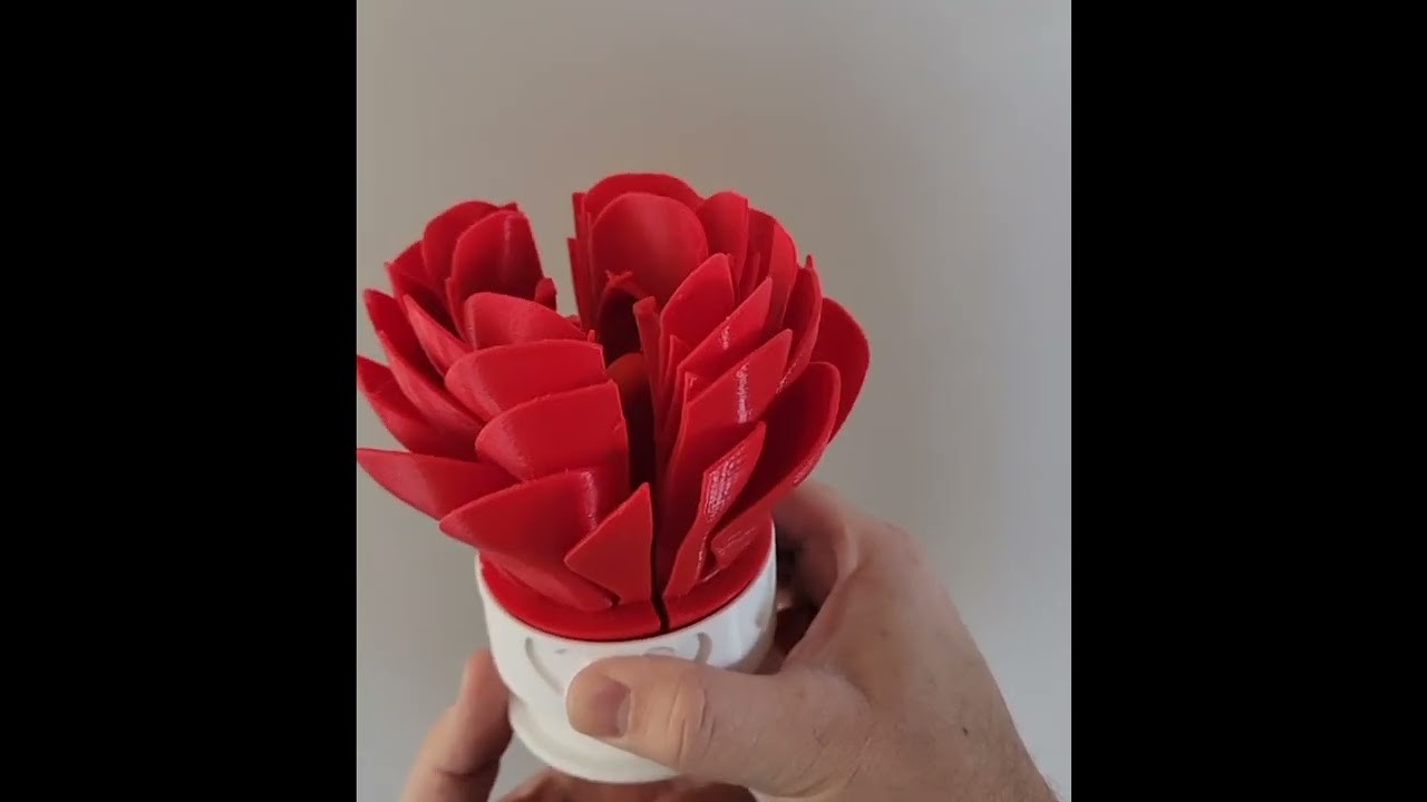 3d printed flower blossom