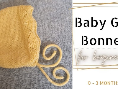 Cute Baby Cap Knitting Tutorial  for 0-3 months Baby | Baby Hat for Beginners