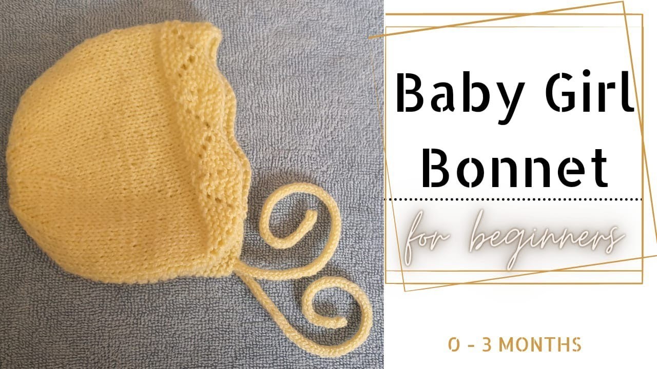 Cute Baby Cap Knitting Tutorial  for 0-3 months Baby | Baby Hat for Beginners