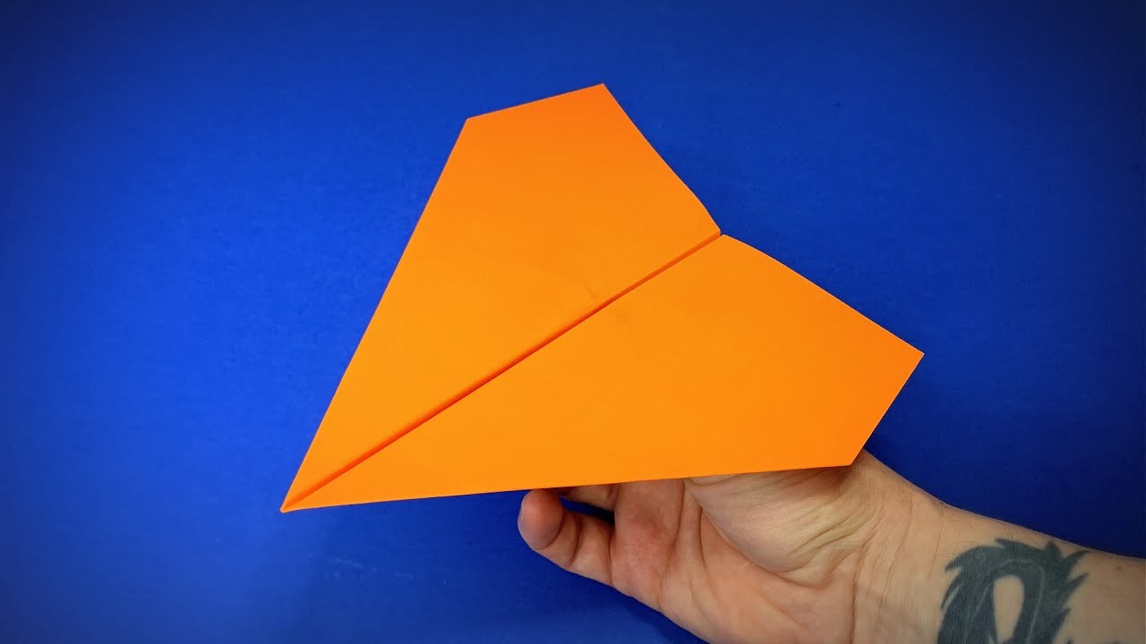 Jak łatwo zrobić papierowy samolot | Samolot origami