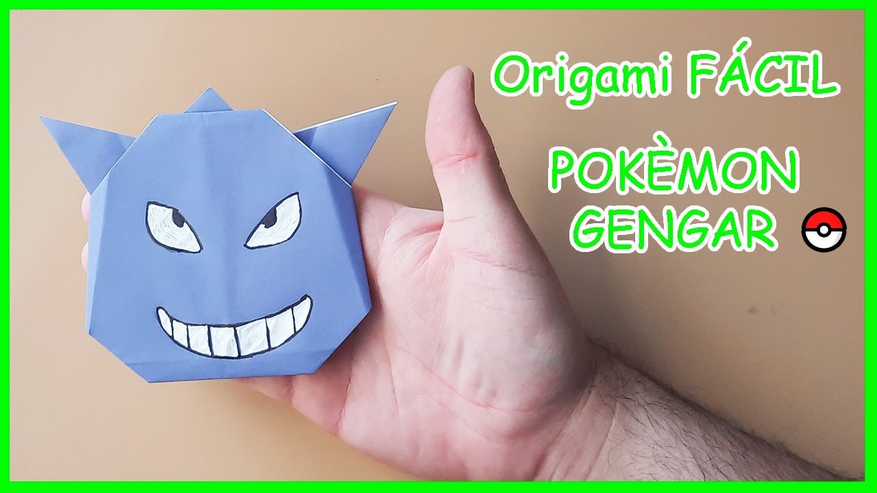 Origami de POKEMON | GENGAR???? | Papiroflexia PASO A PASO????