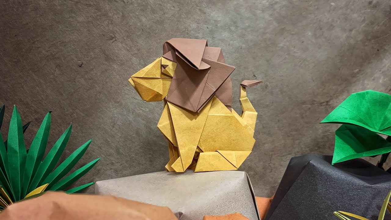 Origami Lion by Syn (Jiahui Li)