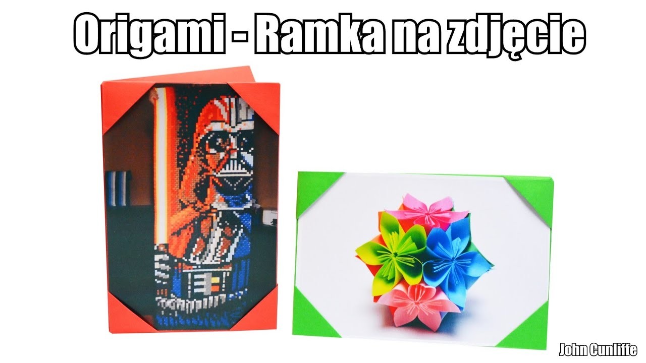 Origami - Ramka na zdjęcie