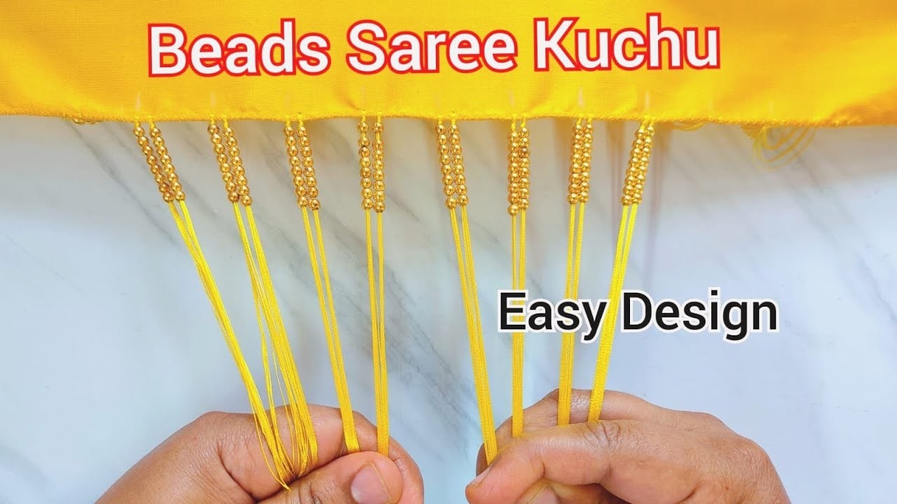 Beads SareeKuchu Design #kuchu#SareeKuchu#299#ಸೀರೆಕುಚ್ಚು #howtomakeKuchu #ಸೀರೆಗೊಂಡೆ