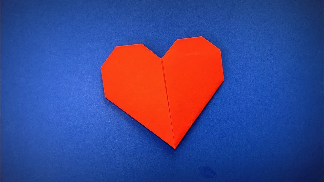 Origami Serce | Jak zrobić papierowe serce | Walentynki Origami | Prezent na Walentynki