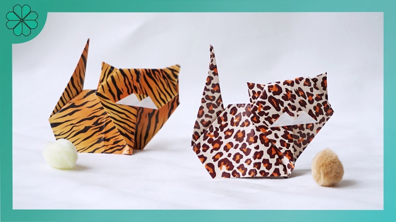 Jak zrobić Kota Origami - handmade z papieru | DIY Tutorial