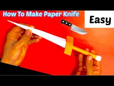 3D paper Origami knife | paper Dagger Easy | Paper Knife |