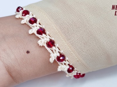 Needle Lace | Hand Embroidery | Beautiful | सुई धागे की लेस | Sui Dhage Ki Lace Banaye - 759