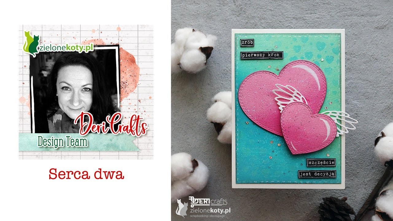 Serca dwa - inspiracja Walentynkowa | DeriCrafts