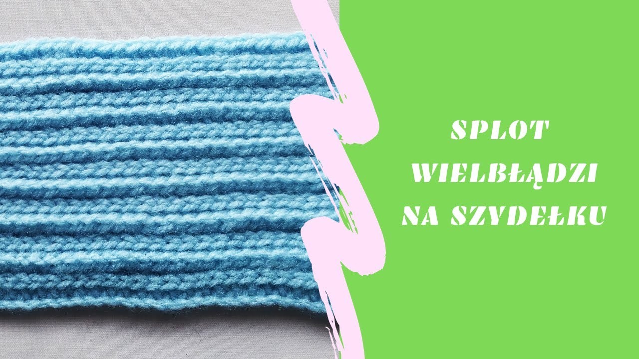 Splot wielbłądzi na szydełku