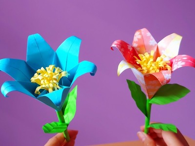 DIY Paper Flower|Origami Paper Flower|Paper Crafts