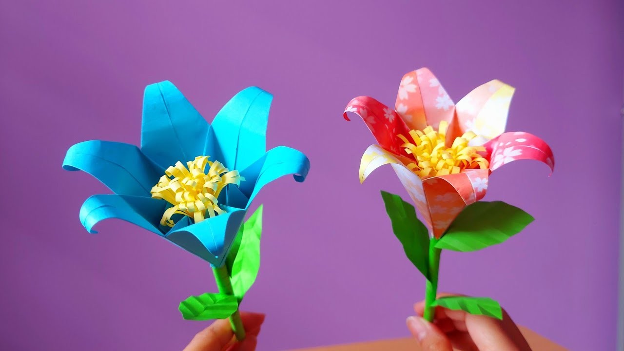 DIY Paper Flower|Origami Paper Flower|Paper Crafts