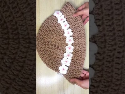 Crochet Sakura Hat