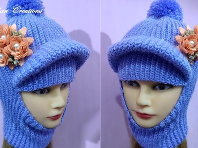 Easy crochet cap kaise banay | topi ka design #woolen cap #ladies scarf #örme şapkalar #գլխարկ #cap